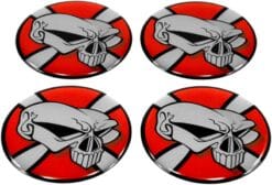 Aufkleber für Nabendeckel - Skull