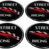 Aufkleber für Nabendeckel - Street Racing