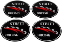 Aufkleber für Nabendeckel - Street Racing